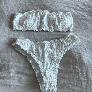 White bikini